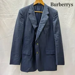 古着 BURBERRYS' ストライプテーラードジャケット ネイビーブルー メンズ 表記無し ISItems【USED】【古着】【中古】50141568