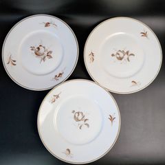 美品】 ウェッジウッド オベロンシリーズ 約21cm サラダプレート 3枚