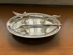 フランスアンティーク カトラリーセット フォーク＆ナイフ 2点セット