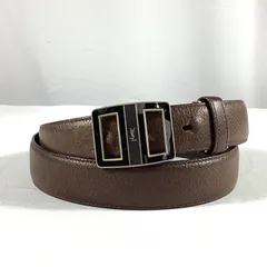 Yves Saint Laurent イヴサンローラン YSL ベルト バックル ブラウン