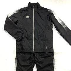 ADIDAS アディダス ジャージ セットアップ 上下 ブラック ホワイト グラデーション サイズM