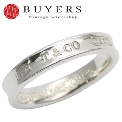 【中古】 ティファニー リング・指輪 1837 ナロー シルバー925 約4.2g シルバー アクセサリー 定番 オシャレ レディース 女性 TIFFANY&Co.