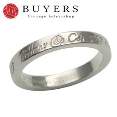 【中古】 ティファニー リング・指輪 ノーツナローリング ニューヨーク シルバー925 約2.7g シルバー アクセサリー レディース 女性 TIFFANY&Co.