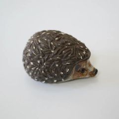 リサ・ラーソン ハリネズミ 置物 流れ星の ハリー ヘイドー グレー