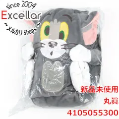 [bn:5] 【新品(開封のみ)】 丸眞　マスコット巾着付きブランケット トムとジェリー トム トムブランケット　4105055300のサムネイル