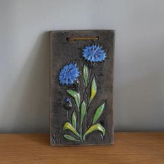大きなお花の陶板飾り 陶芸作家 - メルカリ