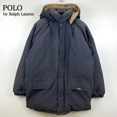 POLO by Ralph Lauren 90s VTG fade down coat hoodie M ポロバイ ラルフローレン ダウンコート ジャケット 肉厚 オールド ヴィンテージ