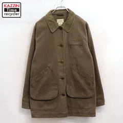 00s L.L.Bean 襟コーデュロイ ハンティングジャケット レディース 表記Mサイズ