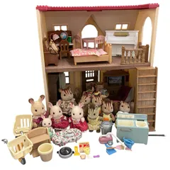 186001  シルバニアファミリー 人形 小物 まとめ売り