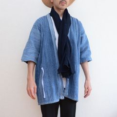 BLUE BLUE JAPAN 接結天竺 インディゴ染めカーディガン 3 - メルカリ