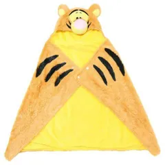 【新品・5営業日で発送】丸眞 ディズニー くまのプーさん ファニーフード ティガー フード付きブランケット ブランケット ひざ掛け (2245035800)【入数:3】