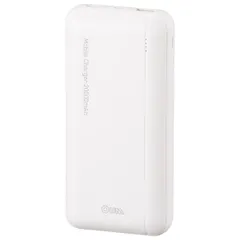 【新品・7営業日以内発送】オーム電機 SMP-JV51W モバイルチャージャー Type－A，Type－C，micro－B／20000mAh／PD対応／ホワイト SMPJV51W【沖縄離島販売不可】