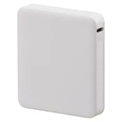 【新品・7営業日以内発送】オーム電機 SMP-PD50-W モバイルバッテリー 5000mAh／スマホ充電1回／PD20W／USB CtoCケーブル付／ホワイト SMPPD50W【沖縄離島販売不可】