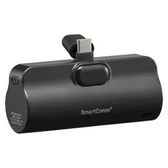 【新品・7営業日以内発送】オーム電機 SMP-PI50-K モバイルバッテリー 5000mAh／スマホ充電1回／直挿しタイプ／USB CtoCケーブル付／ブラック SMPPI50K【沖縄離島販売不可】