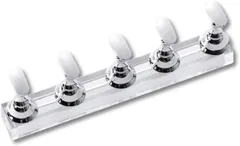 JP Number ネイルチップスタンド ネイルアート 台座 マニキュア ネイル練習 アクリル製 磁気 マグネット付き (シルバー,  1セット)