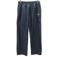 adidas アディダス ウインドパンツ M ネイビー メンズ 古着