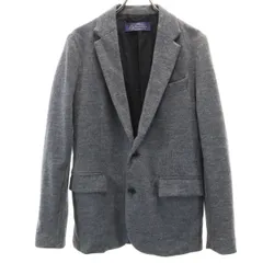 nano universe ナノユニバース テーラードジャケット S グレー メンズ 古着