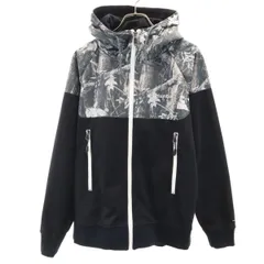 Columbia コロンビア 長袖 ジップパーカー S ブラック系 アウトドア メンズ 古着