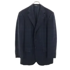 Polo by Ralph Lauren ポロバイラルフローレン ウール100％ テーラードジャケット A7 ネイビー系 メンズ 古着