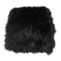 アルマーニエクスチェンジ ファー ショール 未使用 フェイクファー ティペット マフラー レディース ブラック ARMANI EXCHANGE