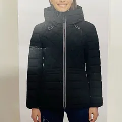 新品タグ付き トミーヒルフィガー レディース フードジャケット Sサイズ ブラック アウター TOMMYHILFIGER  /301847在★2