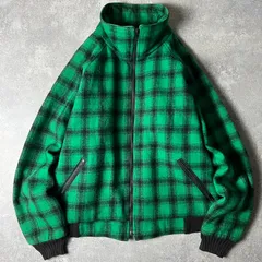 80s USA製 LLBean オンブレ チェック 中綿 ウール ジャケット XL / 80年代 アメリカ製 エルエルビーン LLビーン ビンテージ ブルゾン