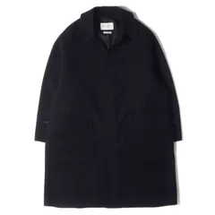 【美品】TOMORROWLAND トゥモローランド コート ネイビー 紺 サイズ:XS | 23AW Super170s ウール リバーメルトン ステンカラーコート (63-09-35-09101) | アウター ジャケット 上着【メンズ】【中古】のサムネイル