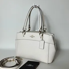 2510-225｜美品｜コーチ 2WAY ハンドバッグ レザー ホワイト