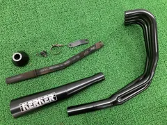 ゼファー400 KER KER メガホンマフラー ゼファー400 ゼファーχ KERKERマフラー ゼファー400 karkar ゼファー