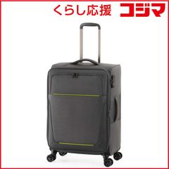 【 新品 未開封 】   A.L.I スーツケース ジッパータイプ 宿泊目安：4～6日間 65L 拡張可能 ダブルキャスター TRIPLAYER グレー ALP-7120-24 未使用 送料無料
