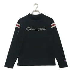 中古 レディース チャンピオンゴルフ Champion 長袖Ｔシャツ M 黒 ブラック モックネック ハイネック