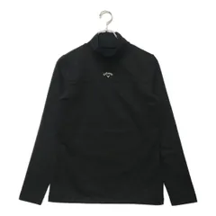 中古 レディース キャロウェイ Callaway 長袖シャツ L 黒 ブラック モックネック ハイネック 秋冬