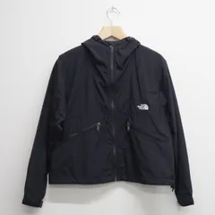 THE NORTH FACE ザノースフェイス ショートコンパクトジャケット Lサイズ USED美品 NPW22430 ウインドブレーカー ウィメンズ ブラックX8205