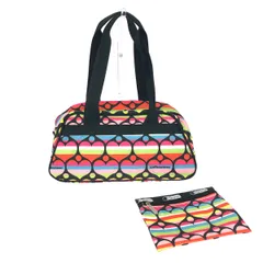 LeSportsac レスポートサック ミニボストンバッグ  ハート柄/ナイロン    ピンク レディース / 240001169425