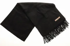 アクネ ストゥディオズ Acne Studios フリンジ ウール スカーフ マフラー 200×70 CA0102 ピンクラベル 大判 ブラック 【ブランド古着ベクトル】【中古】☆AA★●▲■250725のサムネイル