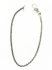 クロムハーツ CHROME HEARTS CHN PAPER TBAR 16INCH ペーパーチェーン ウォレットチェーン Tバー シルバー925 【ブランド古着ベクトル】【中古】☆AA★ ▲■ 250725のサムネイル