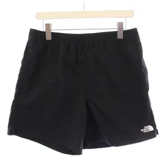 ザノースフェイス THE NORTH FACE Versatile Short バーサタイルショーツ ショートパンツ ハーフパンツ イージー ウエストゴム ナイロン ロゴ XL 黒 ブラック NB42051 /BB