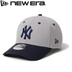 新品 NEWERA ニューエラ 正規品 9FORTY ニューヨーク ヤンキース NY キャップ CAP 帽子 MLB メジャーリーグ グッズ メンズ レディース ユニセックス アジャスタブル ツートン グレー 紺 ネイビー 14667828