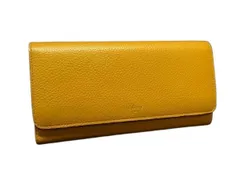MULBERRY マルベリー 財布 コンチネンタルウォレット RL4440/205N651 イエロー レザー レディース 二つ折り長財布 美品【本物保証】 MULBERRY マルベリー 財布 コンチネンタルウォレット RL4440/205N651