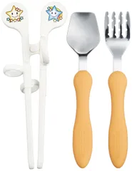 新品 EDISONmama(エジソンママ) 食事セット エジソンのお食事応援セット 1.5歳~ 授乳・食事用品 食器・テーブルウェア エジソンの人気商品セット お箸 フォーク スプーン