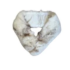 RE318 サガファー フォックスファー 襟巻 リアルファー ショール クリップ ミックス グレー ホワイト系 大きいサイズ ロングサイズ 和服 成人式 着物 コート