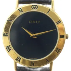 ⭐【超美品】グッチヴィンテージ3000.2.Mブラック腕時計(新品電池稼働品) 2025年最新】グッチ 3000.2.Mの人気アイテム - メルカリ