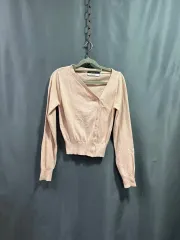 赤黄緑ライトピンク サイドボタン カシミア カーディガン(44オススメ)