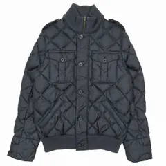ラルフローレン RALPH LAUREN キルティング ミリタリー ダウン ジャケット ブルゾン アウター 黒 ブラック サイズ9 レディース ▲C4のサムネイル
