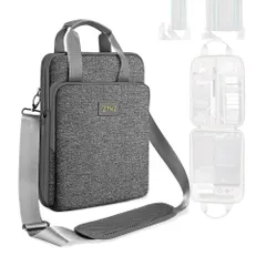 【特価セール】[ZINZ] スリムで拡張可能なケース 12.9 13 インチ トラベル ノートパソコン ショルダーバッグ MacBook Air 13 M3/M2/M1、MacBook Pro 13 M2/M1、iPad Pro 12.9/13/11