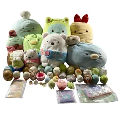 ★ すみっコぐらし グッズ 44点 まとめ商品 ぬいぐるみ キーホルダー マスコット 一番くじ 缶バッチ 等 すみっこ 3.4kg