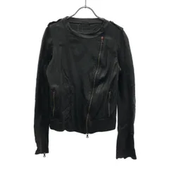 DROMe ドローム ラムレザージャケット 10-011-510-9817 ブラック M