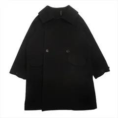 美品 10aw ワイズ Y's ヨウジヤマモト YOHJI YAMAMOTO オーバーサイズ トレンチ コート ジャケット ブルゾン メルトン ウール アーカイブ 3 黒 ブラック レディースのサムネイル