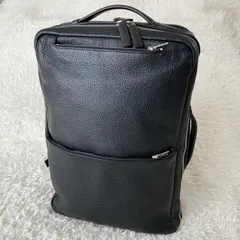 未使用級！FIVE WOODS ファイブウッズ　ビジネスバッグ　リュック　2way レザー　ブラックのサムネイル