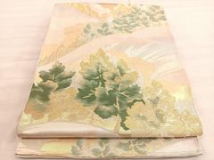専用帯6843 ○山岡古都 自然の彩歌 高級 正絹 六通 袋帯 - メルカリ